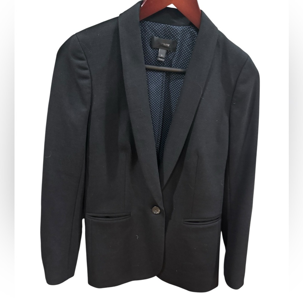 J. Crew Black Thompson Blazer Size 0 Stretch